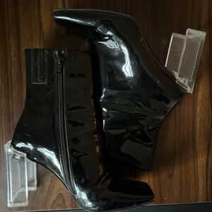 Jeffrey Campbell patent leather boots
